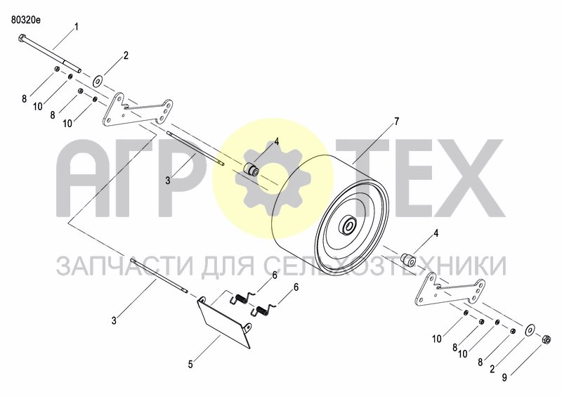 Чертеж FRONT PRESS WHEEL