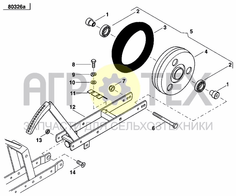 Чертеж FRONT PRESS WHEEL