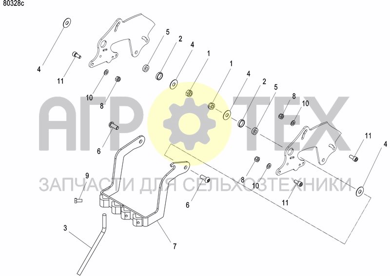 Чертеж REAR PRESS WHEEL