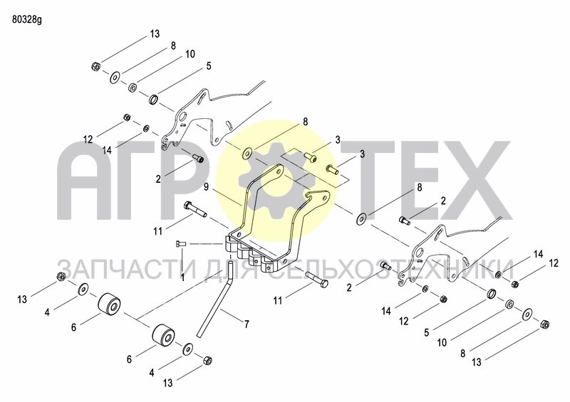 Чертеж REAR PRESS WHEEL