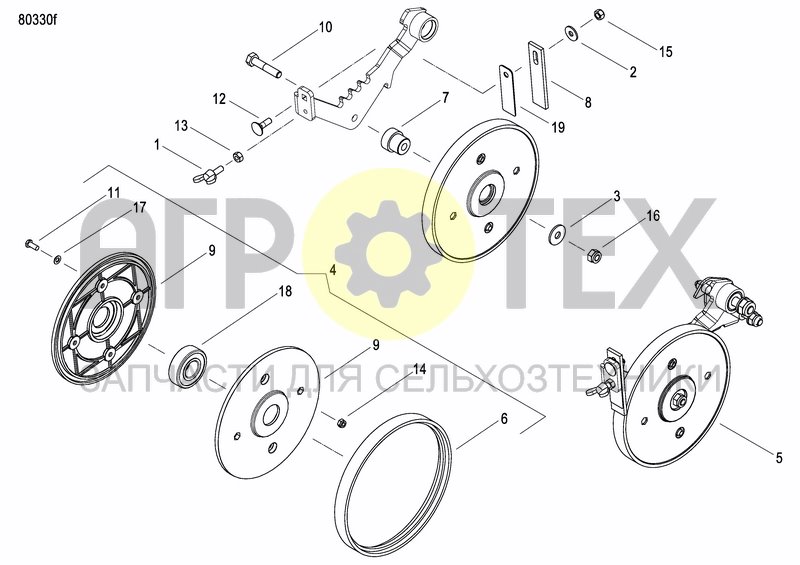 Чертеж INTERMEDIATE PRESS WHEEL