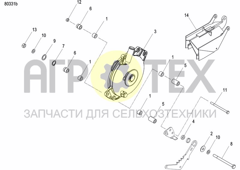 Чертеж INTERMEDIATE PRESS WHEEL