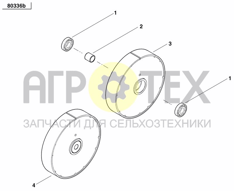 Чертеж REAR PRESS WHEEL