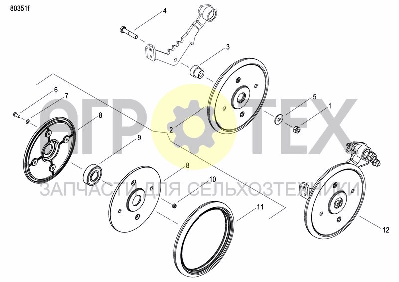 Чертеж INTERMEDIATE PRESS WHEEL