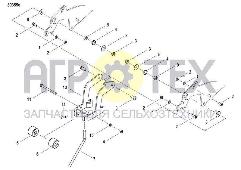 Чертеж REAR PRESS WHEEL