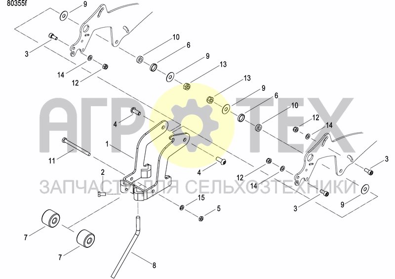 Чертеж REAR PRESS WHEEL