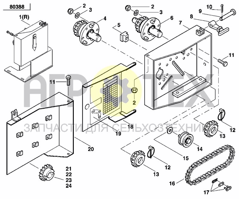 Чертеж GEARBOX