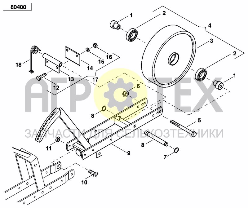 Чертеж FRONT PRESS WHEEL