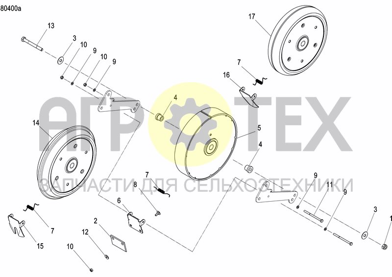 Чертеж FRONT PRESS WHEEL