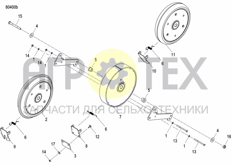 Чертеж FRONT PRESS WHEEL