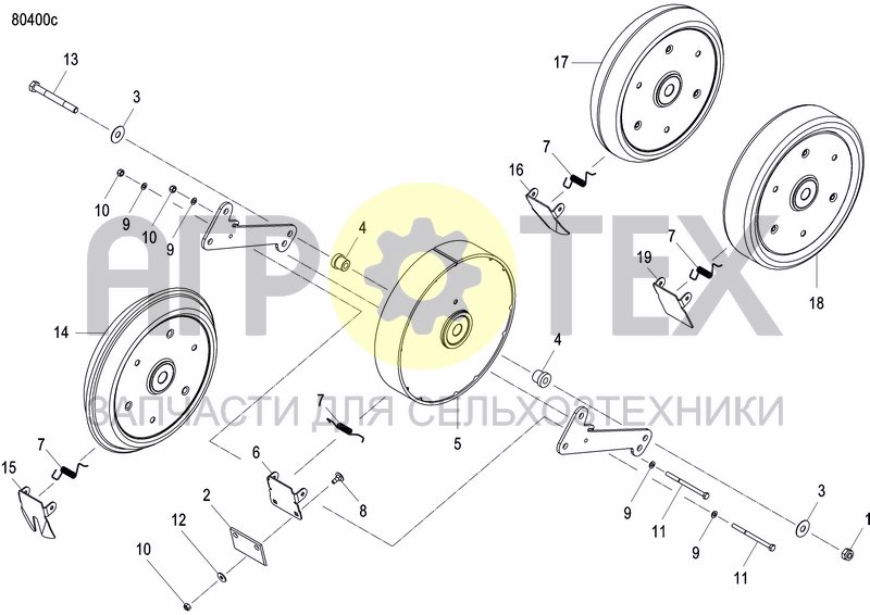 Чертеж FRONT PRESS WHEEL