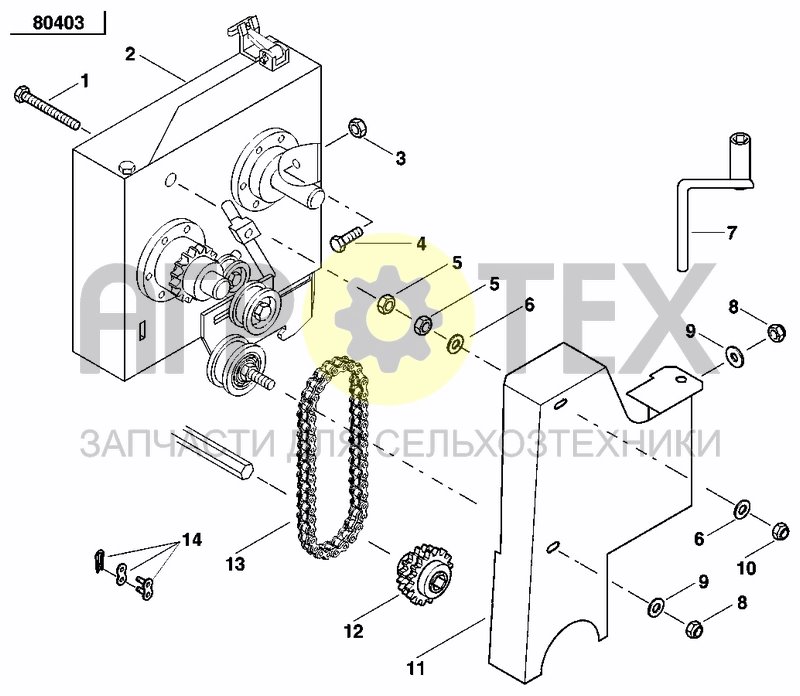 Чертеж GEARBOX