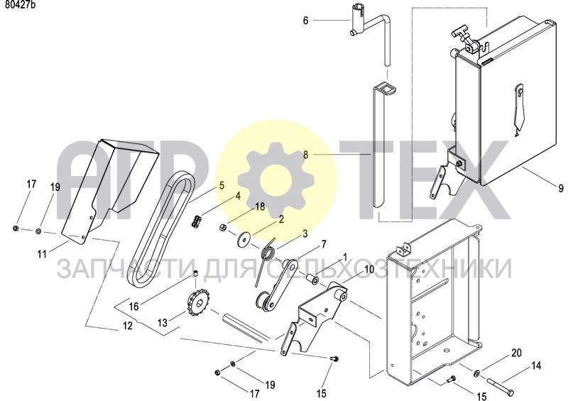 Чертеж GEARBOX