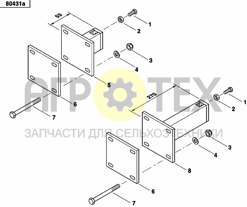 Чертеж COULTER FERTILIZER PRECISION DRILL