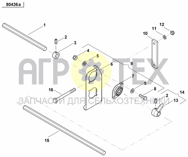 Чертеж HEXAGONAL SHAFT