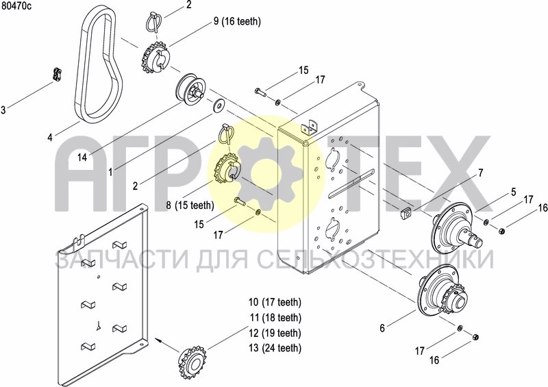 Чертеж GEARBOX