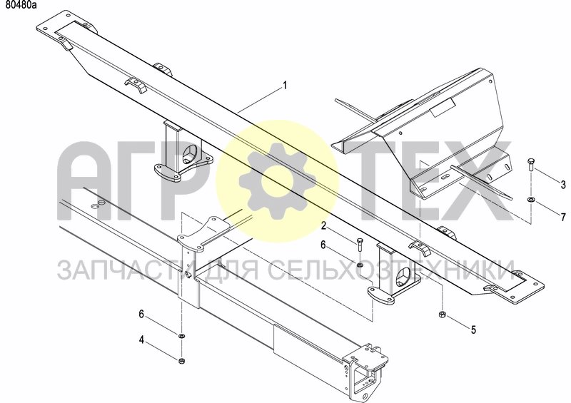 Чертеж FERTILIZER HOPPER  PRECISION DRILL