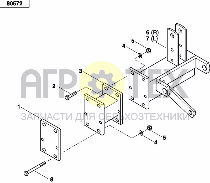 Чертеж DISC MARKER SINGLE HYDR.FOLDABLE