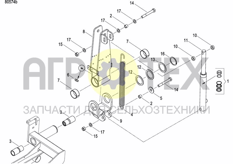 Чертеж DISC MARKER SINGLE HYDR.FOLDABLE