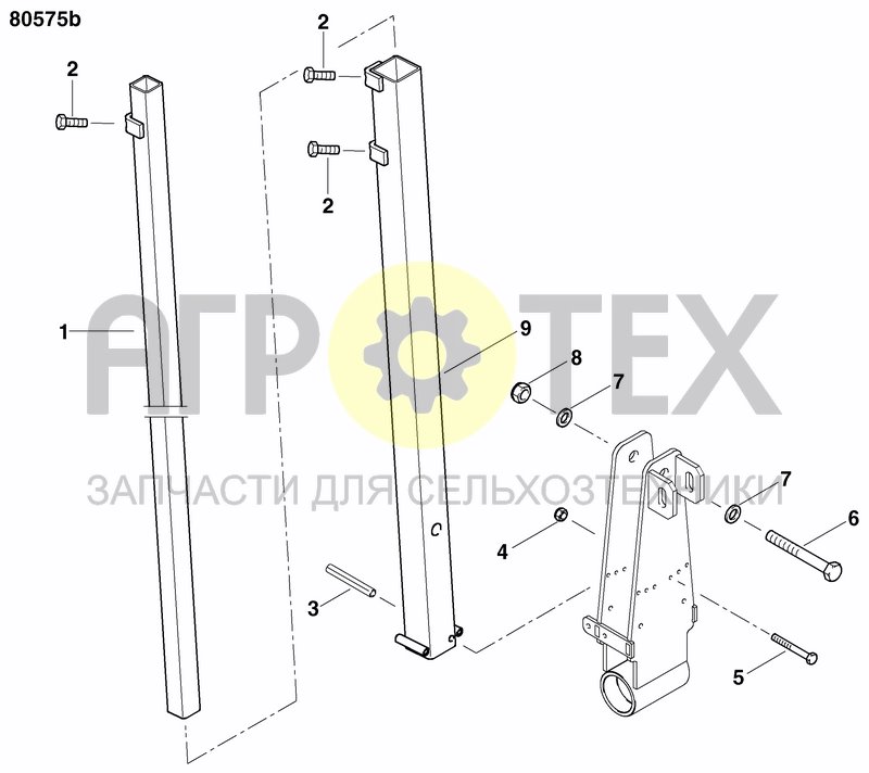 Чертеж DISC MARKER SINGLE HYDR.FOLDABLE