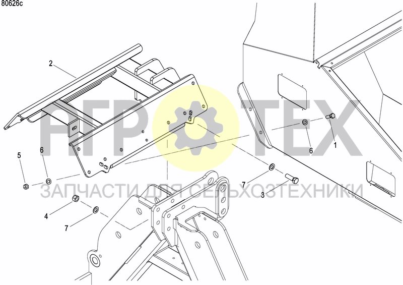 Чертеж FERTILIZER HOPPER  PRECISION DRILL