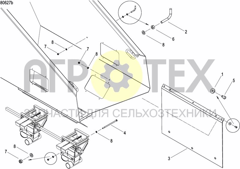 Чертеж METERING DEVICE FERTILIZER