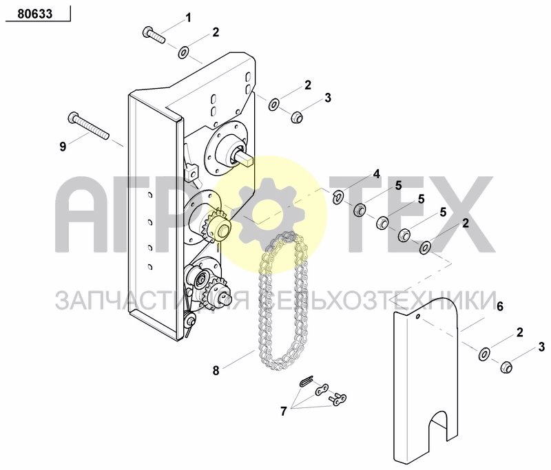 Чертеж INTERMETIATE BEARING, GUARD