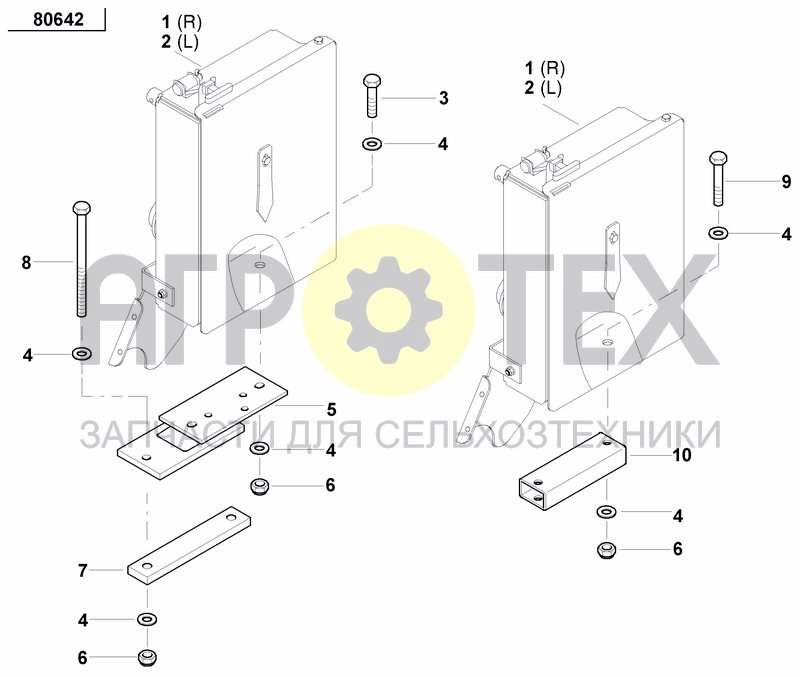 Чертеж BRACKET, GUARD