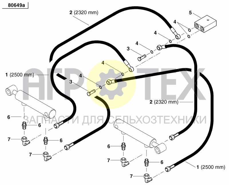 Чертеж DISC MARKER DOUBLE HYDR. FOLDABLE