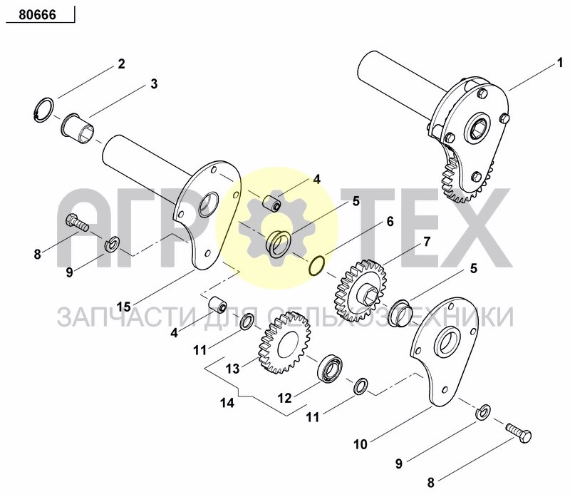 Чертеж LEVER CHANGE GEARBOX