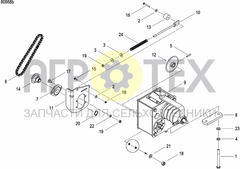 Чертеж LEVER CHANGE GEARBOX