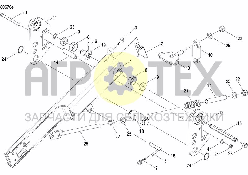 Чертеж AXLE AND WHEELS