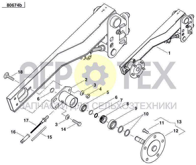 Чертеж AXLE AND WHEELS