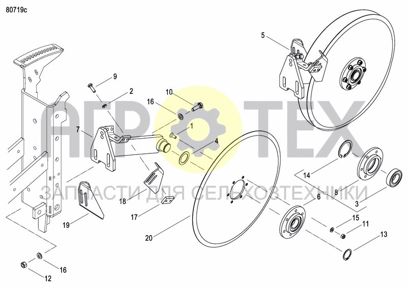 Чертеж FRONT PRESS WHEEL