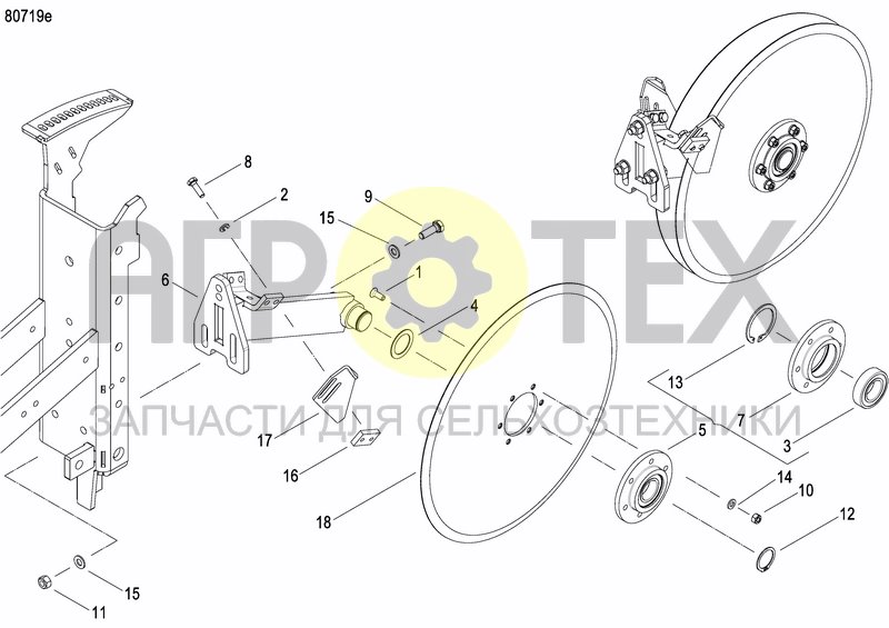 Чертеж FRONT PRESS WHEEL