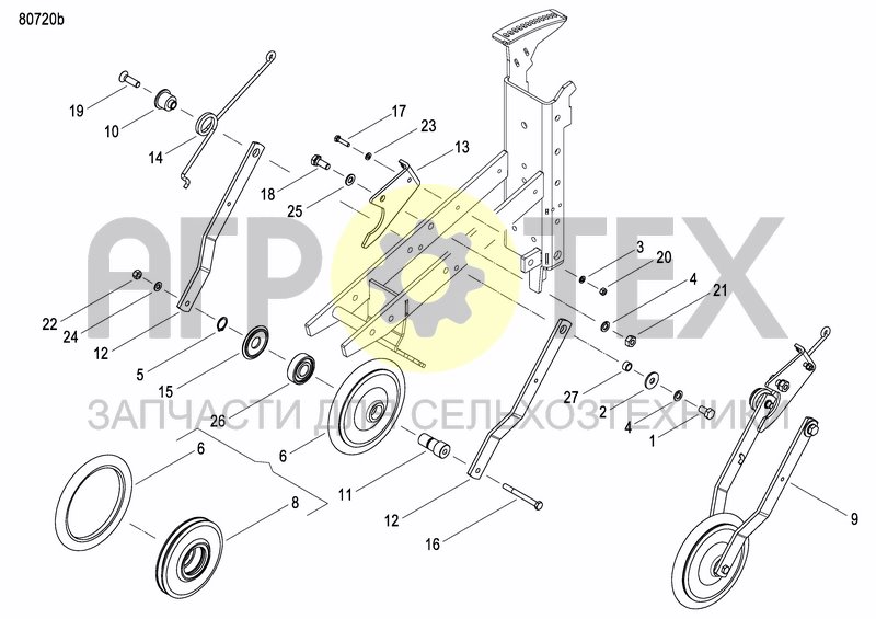 Чертеж INTERMEDIATE PRESS WHEEL