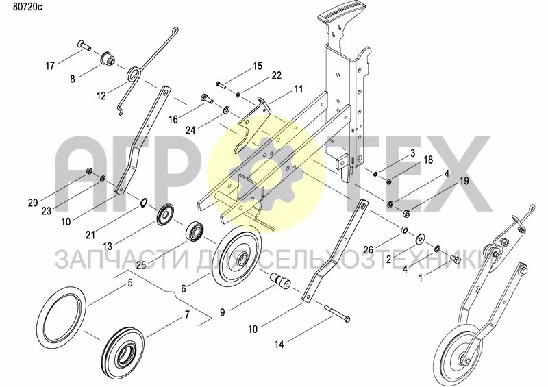 Чертеж INTERMEDIATE PRESS WHEEL