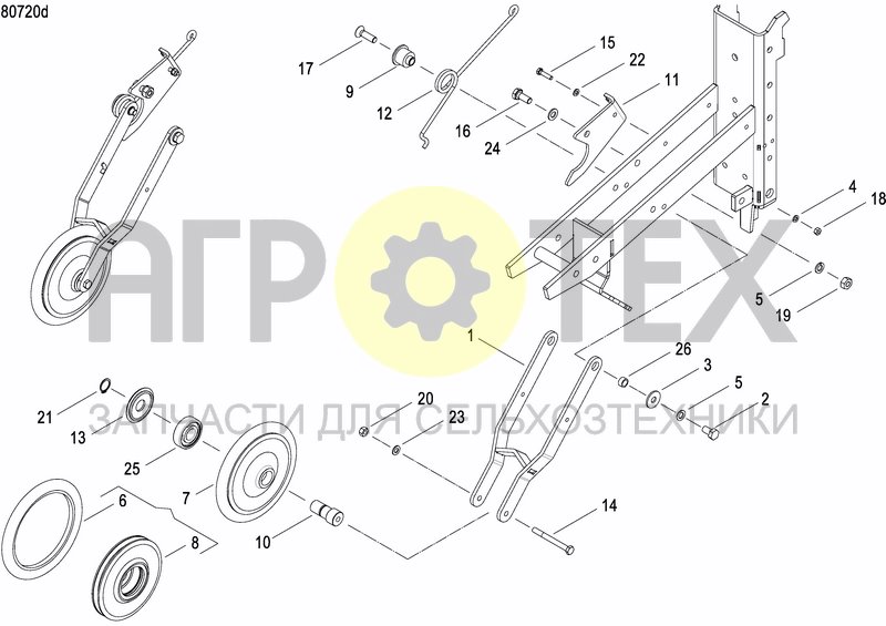 Чертеж INTERMEDIATE PRESS WHEEL