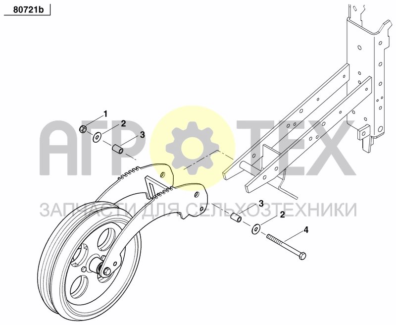 Чертеж REAR PRESS WHEEL