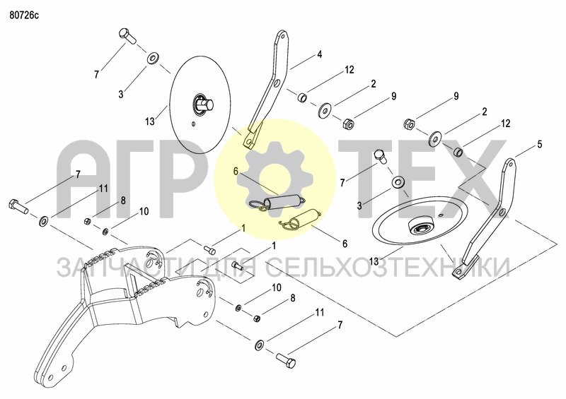 Чертеж REAR PRESS WHEEL