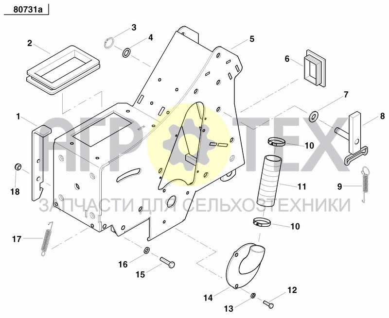 Чертеж FIXING BRACKET