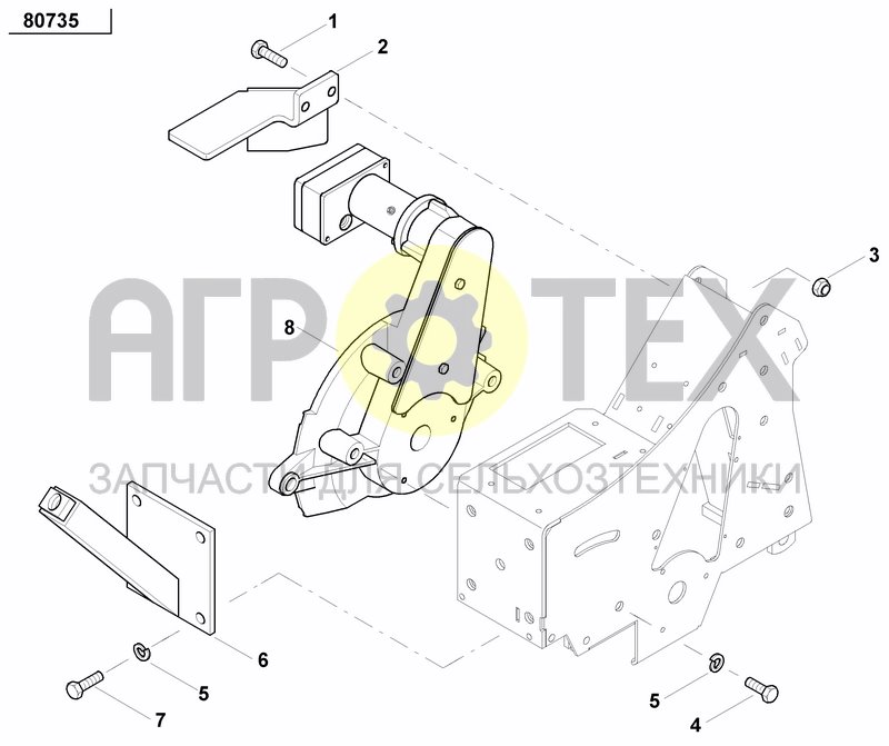 Чертеж FIXING BRACKET