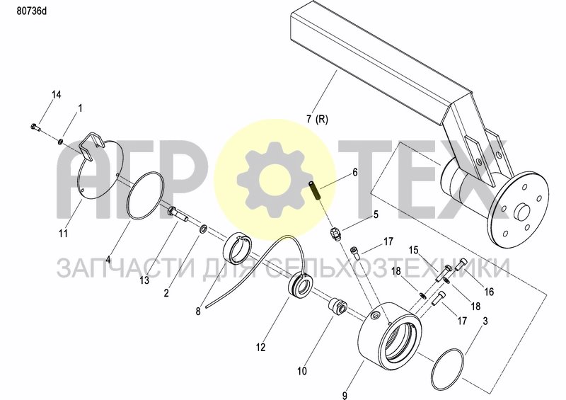 Чертеж AXLE AND WHEELS