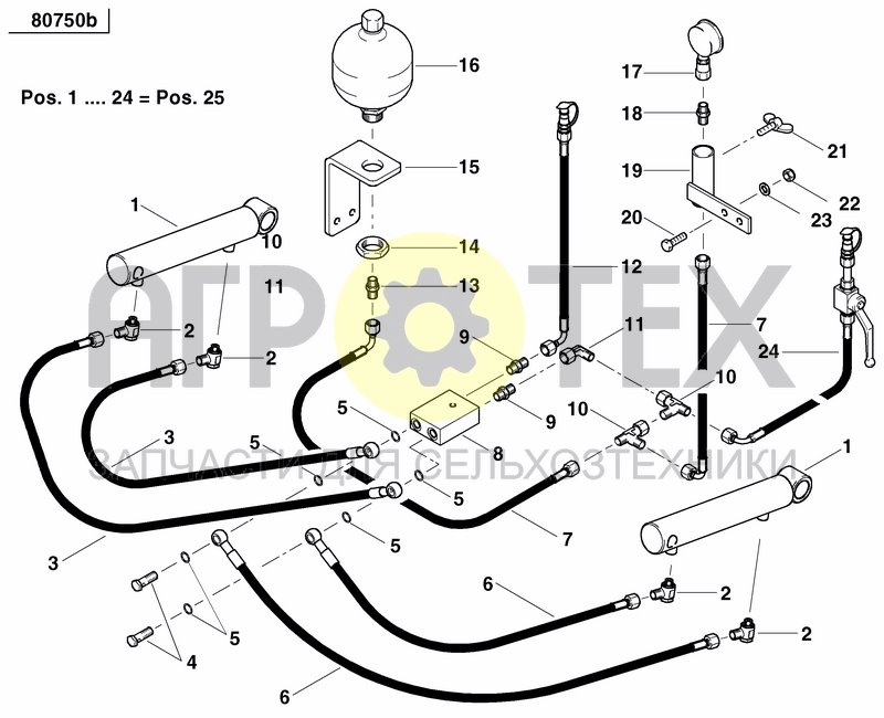 Чертеж HYDRAULIC BALLASTING KIT