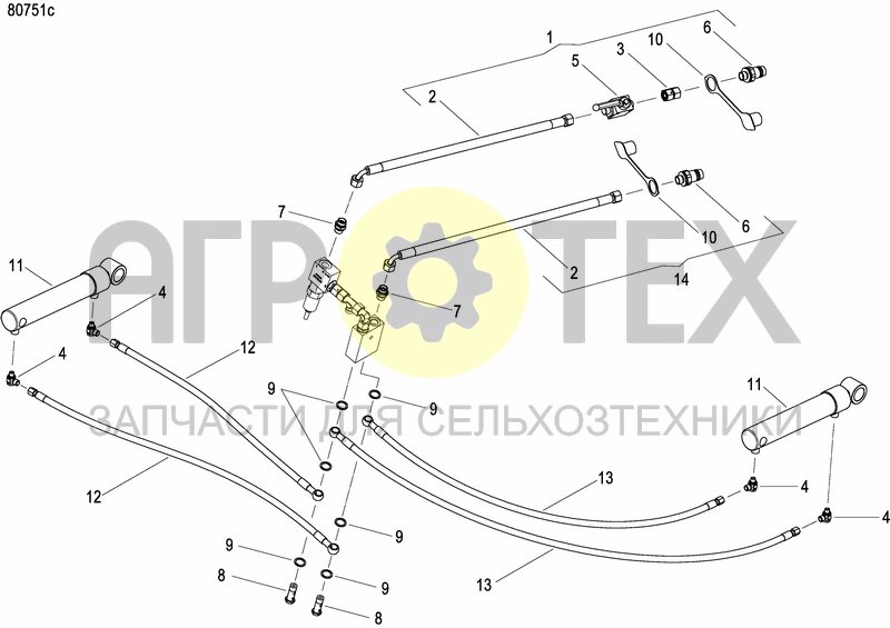 Чертеж HYDRAULIC BALLASTING KIT