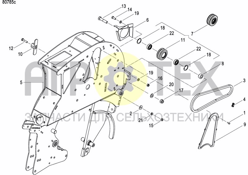 Чертеж FIXING BRACKET