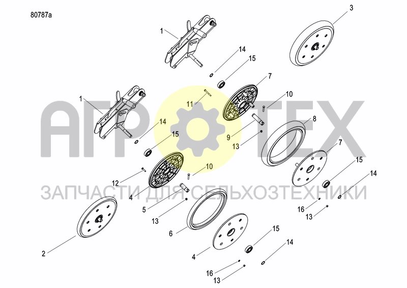 Чертеж PRESS WHEEL