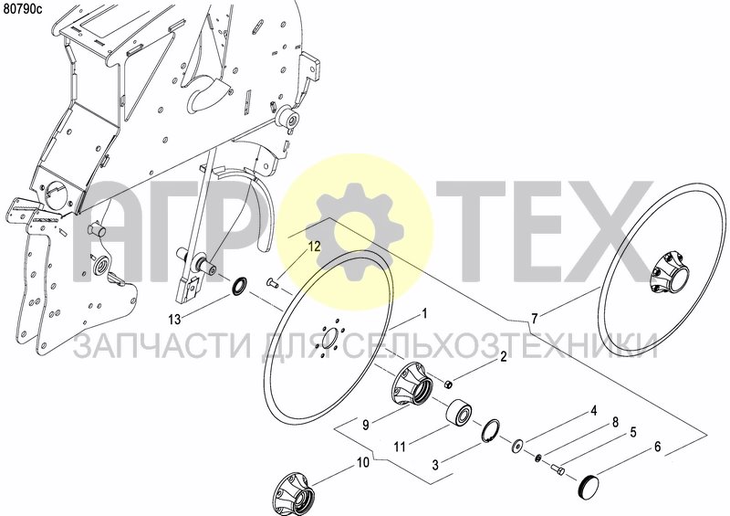 Чертеж FRONT PRESS WHEEL