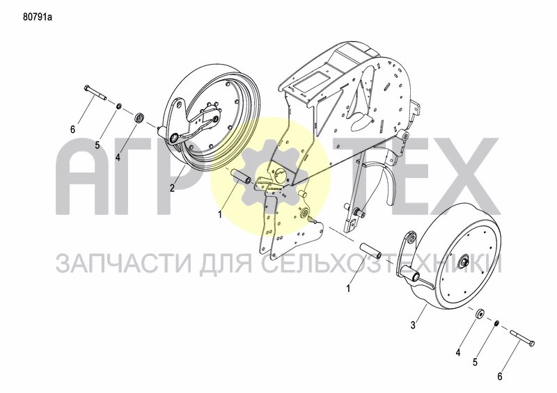 Чертеж FRONT PRESS WHEEL