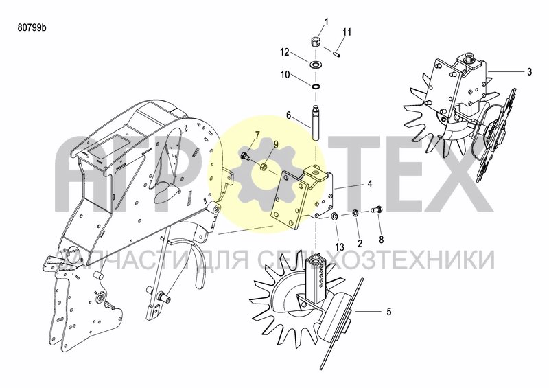 Чертеж CLEARING TOOL